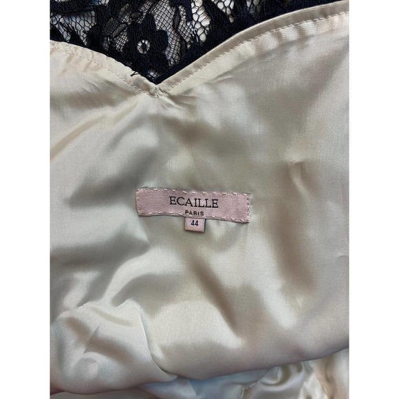 ECAILLE PARIS BEIGE UNDERLAY DRESS 44 - Picture 6 of 6